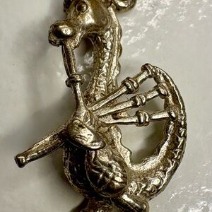 SOLDLoch Ness Monster or Dragon Sterling Silver Vintage Pendant/Charm (70's)